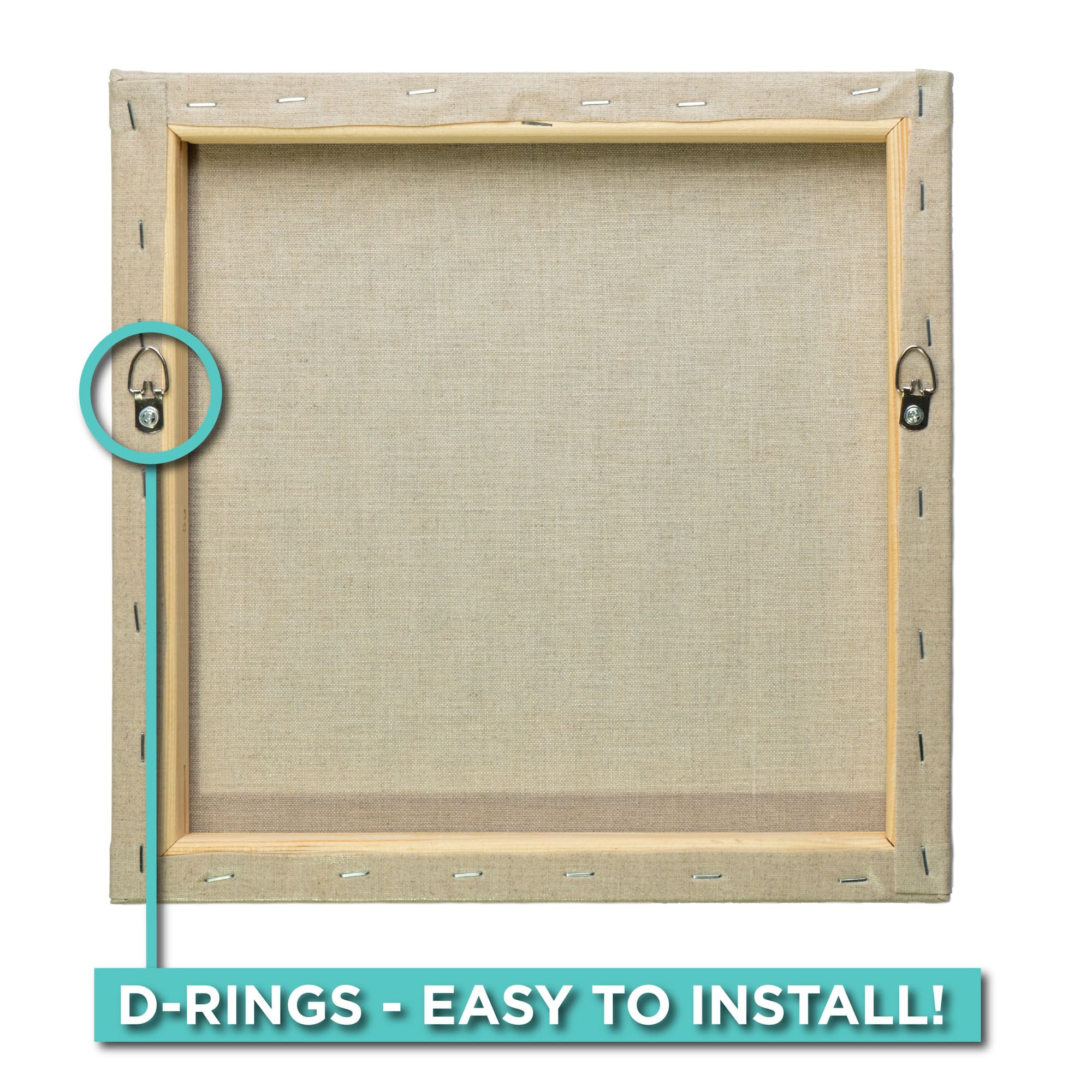 Wexel Art Beige Linen Gesso Primed Canvas